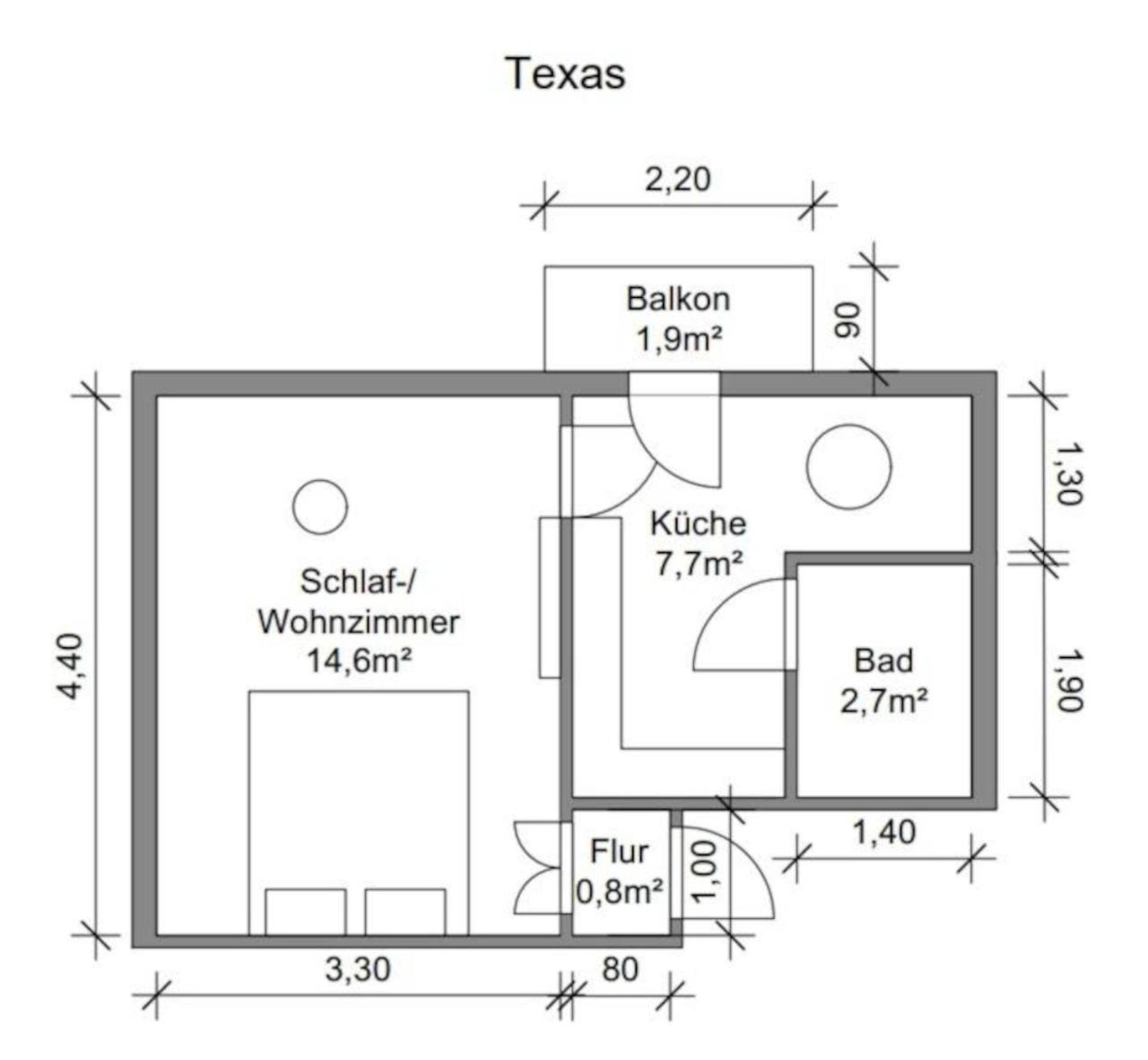 Little Hawaii & Texas Apartment Bad Wildungen Exterior foto